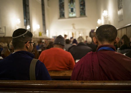 The tour concluded with a visit to Christ Church Vienna where they observed a religious service to commemorate the Advent season. Vienna Houses of Worship Tour 7