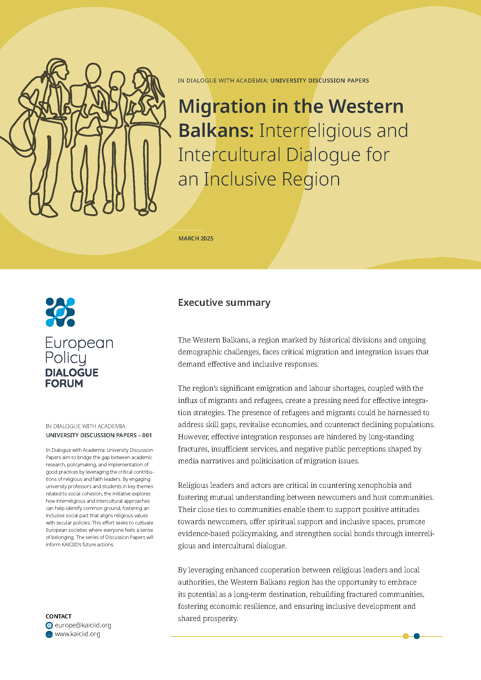 University Discussion Paper Series 001