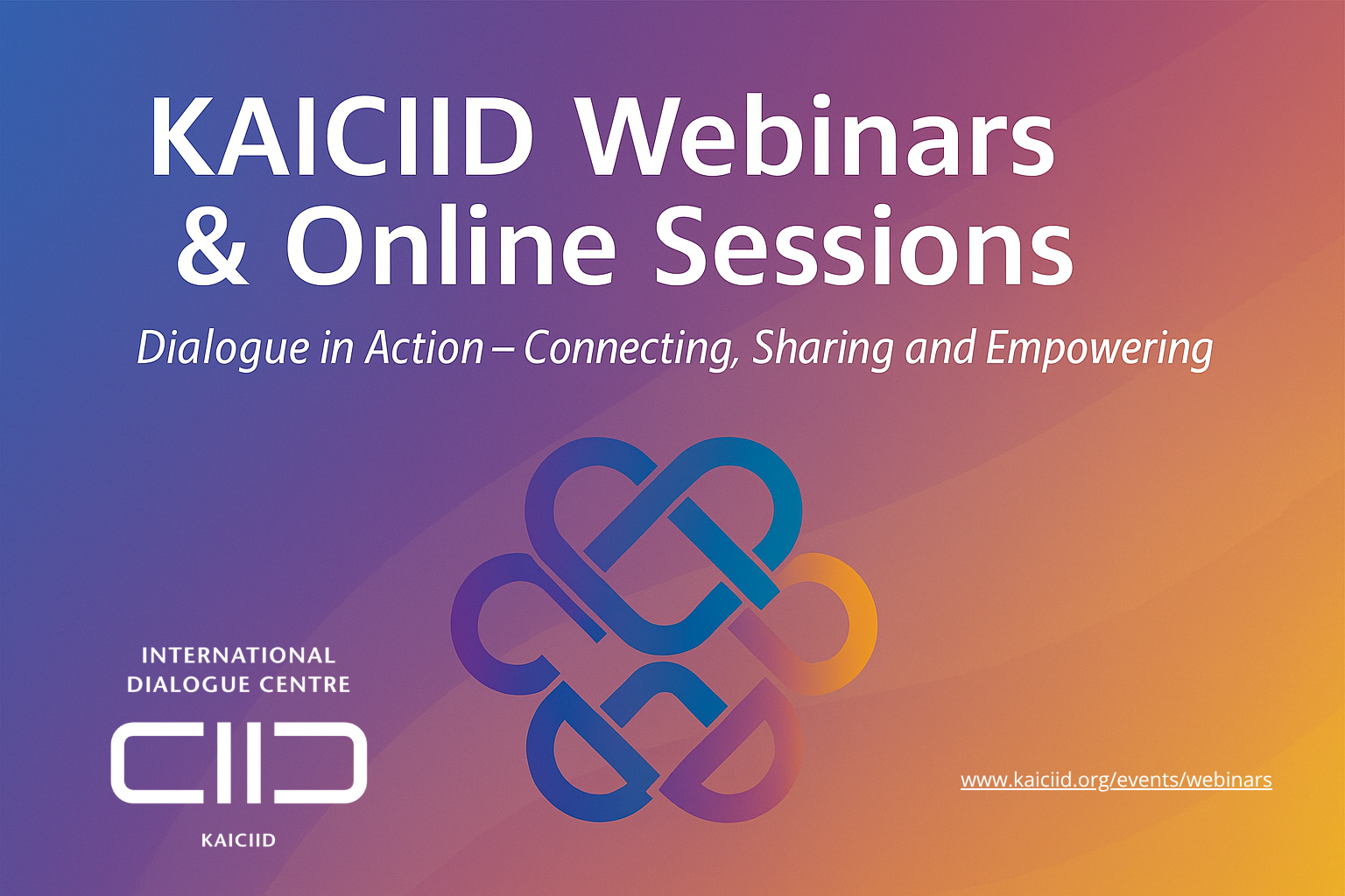 KAICIID Webinars & Online Sessions