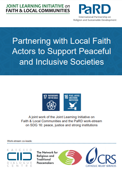 STUDIE: Partnerschaften mit lokalen religiösen Akteuren zur Unterstützung friedlicher und inklusiver Gesellschaften