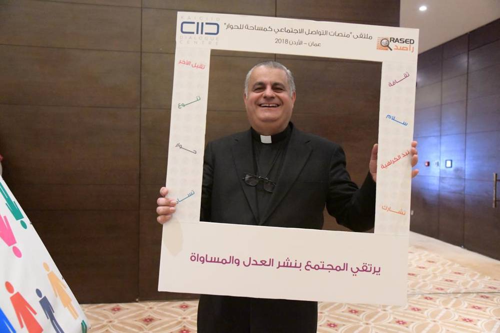 Father Rifat Bader participates in KAICIID&#039;s Social Media as a Space for Dialogue training series