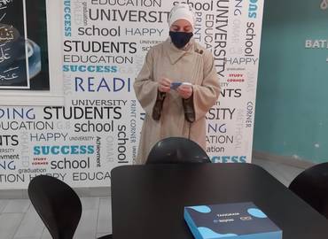 Dr. Rania AlAyoubi decided to share her skills and knowledge with people from different backgrounds Dr. Rania AlAyoubi decided to share her skills and knowledge with people from different backgrounds