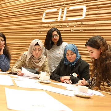 Participants at a workshop hosted by KAICIID´s "Programme for the Social Inclusion of People Seeking Refuge in Europe"