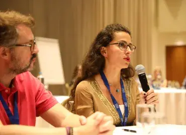 Participants during the 2nd European Policy Dialogue Forum on Refugees and Migrants in Athens, Greece 