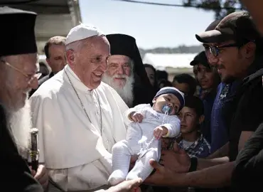 Pope Francis in Lesbos