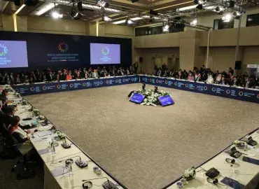 KAICIID Secretary General speaks at the World Humanitarian Summit, May 23, 2016. Photo: KAICIID