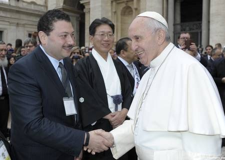 HHPopeFranciswFahad HHPopeFranciswFahad