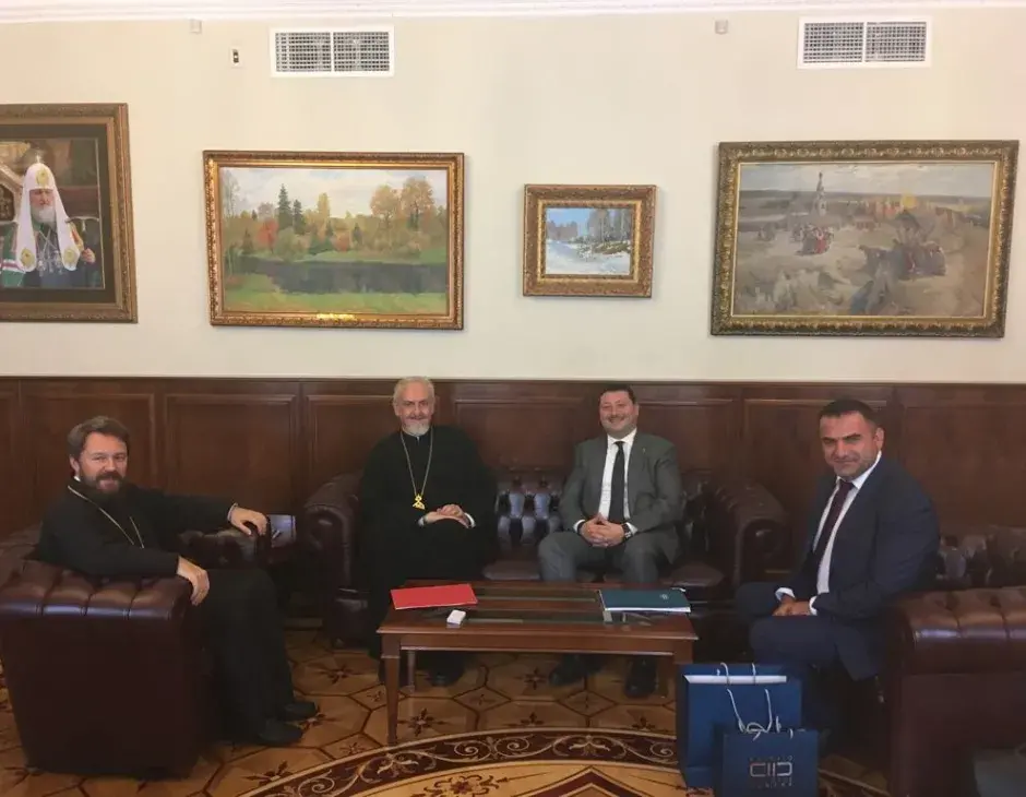 Metropolitan Hilarion of Russian Orthodox Church Briefed on KAICIID’s Work to Promote Social Cohesion