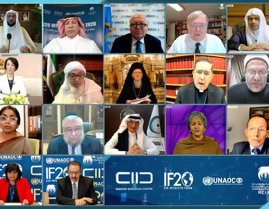 Erstes virtuelles Interreligiösen G20-Forum beginnt vor dem Hintergrund noch nie dagewesener globaler Herausforderungen