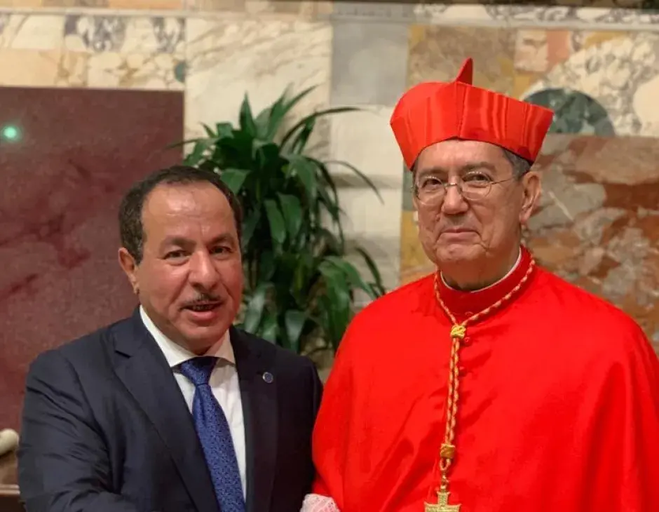 KAICIID Secretary General and Cardinal Ayuso 