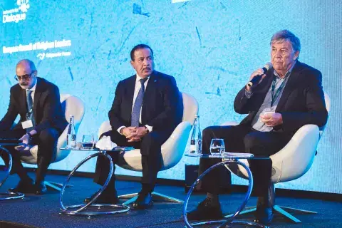 Reverend Thomas Wipf, President of ECRL/RfP Europe speaking at the 3rd European Policy Dialogue Forum in Lisbon (Photo: Nuno Patricio/KAICIID)