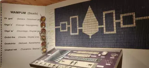 Wampum is a traditional shell bead of the Indigenous communities (Photo courtesy: Aasiya Qasim) Wampum is a traditional shell bead of the Indigenous communities (Photo courtesy: Aasiya Qasim)