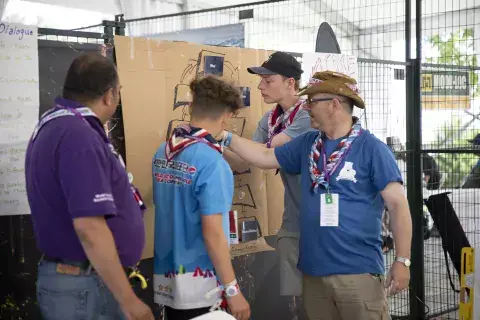Scouts "Unlock a New World" at the Jamboree