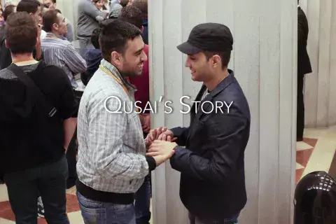 Photo: KAICIID Qusai banner