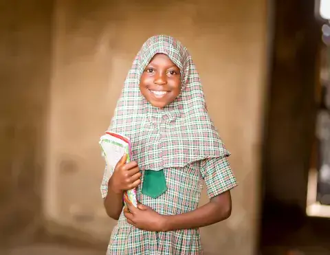 Hajara, originally from Chad, dreams of becoming a teacher. Photo: Godwin Oisi