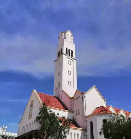 A photo of a church in Tanger, Morocco A photo of a church in Tanger, Morocco