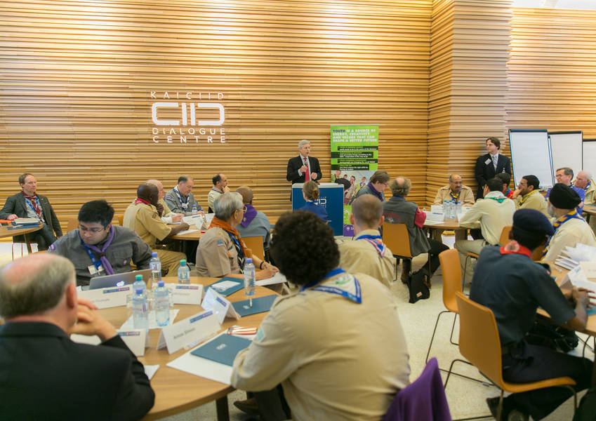 KAICIID and WOSM organised a training of trainers in interreligious dialogue. Photo: KAICIID