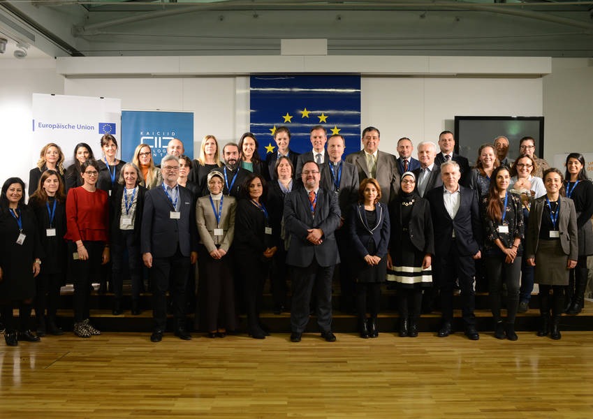 Group photo of participants of the Expert Workshop at the “House of the European Union” in Vienna in December 2017