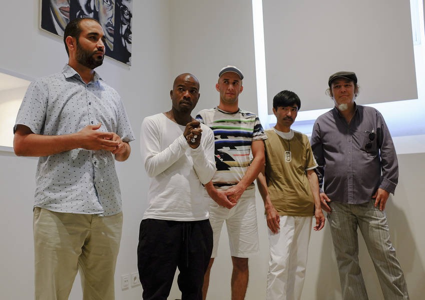 Each of the artists had the opportunity to speak about their work.