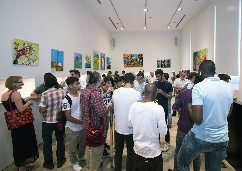 The exhibition hall at KAICIID will continue to host art exhibitions throughout the year.