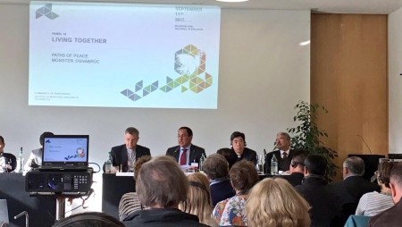 KAICIID Secretary General Faisal Bin Muaammar speaks in Muenster, Germany, September 2017. Photo: KAICIID KAICIID Secretary General Faisal Bin Muaammar speaks in Muenster, Germany, September 2017. Photo: KAICIID
