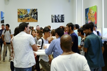 The exhibition 'Growing 'Together was hosted in the KAICIID Exhibition Room. Vernissage