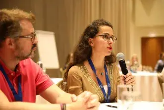 Participants during the 2nd European Policy Dialogue Forum on Refugees and Migrants in Athens, Greece 