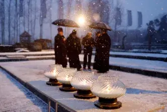 Members of the Muslim-Jewish Leadership Council (MJLC) attend International Holocaust Remembrance Day in Auschwitz (Photo: Weronika Kuzma)